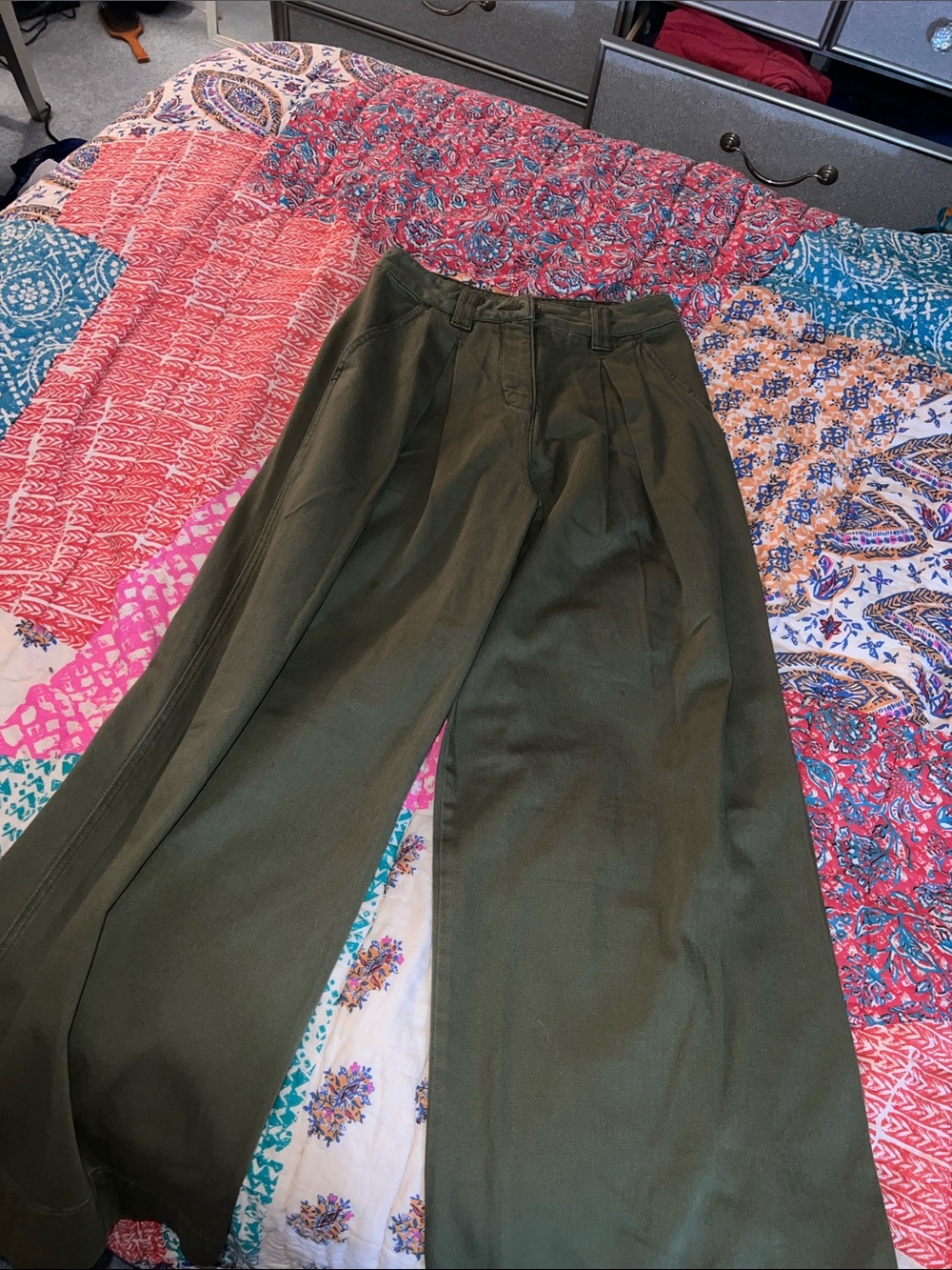 ME+EM Soft Twill Wide Leg Trouser - Picture 4 of 7